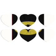 Магнитные фотопазлы Сердце 50 на 50 набор 6 штук 