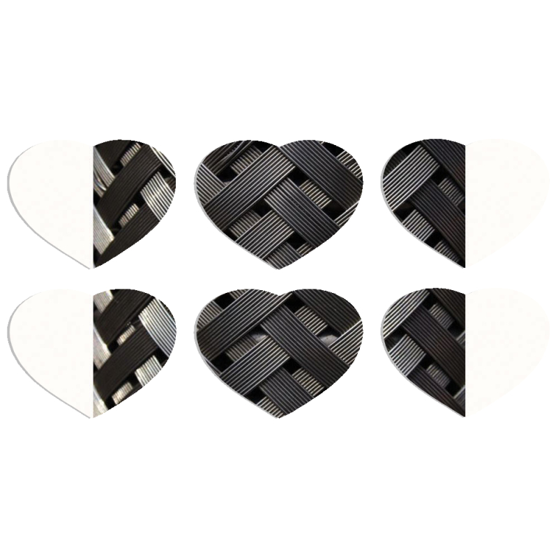 Магнитные фотопазлы Сердце 50 на 50 набор 6 штук 