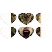 Магнитные фотопазлы Сердце 50 на 50 набор 6 штук 