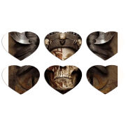 Магнитные фотопазлы Сердце 50 на 50 набор 6 штук 