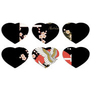 Магнитные фотопазлы Сердце 50 на 50 набор 6 штук 