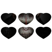 Магнитные фотопазлы Сердце 50 на 50 набор 6 штук 