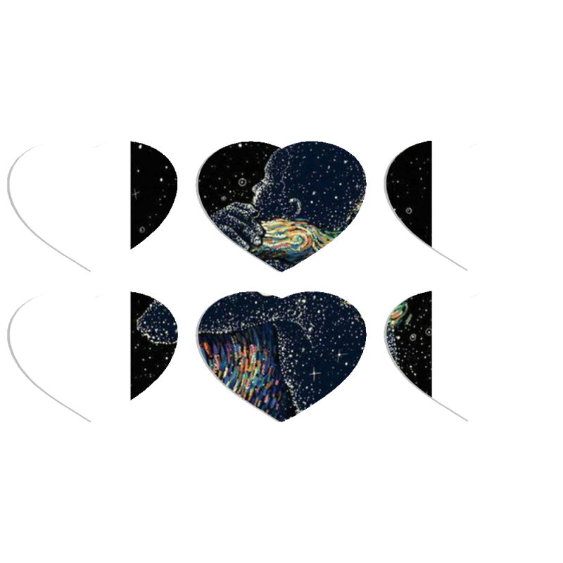 Магнитные фотопазлы Сердце 50 на 50 набор 6 штук 