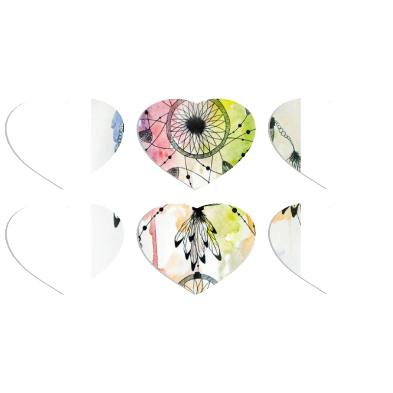 Магнитные фотопазлы Сердце 50 на 50 набор 6 штук 