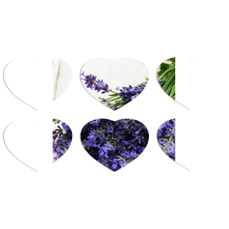 Магнитные фотопазлы Сердце 50 на 50 набор 6 штук 