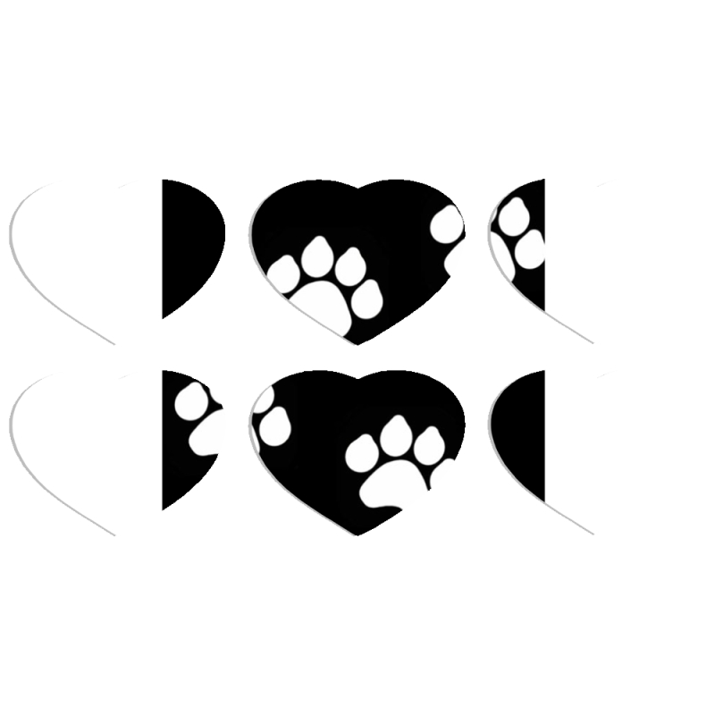 Магнитные фотопазлы Сердце 50 на 50 набор 6 штук 