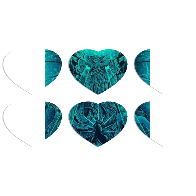 Магнитные фотопазлы Сердце 50 на 50 набор 6 штук 