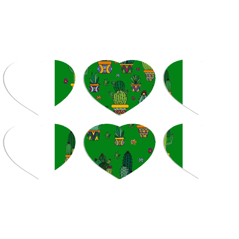 Магнитные фотопазлы Сердце 50 на 50 набор 6 штук 