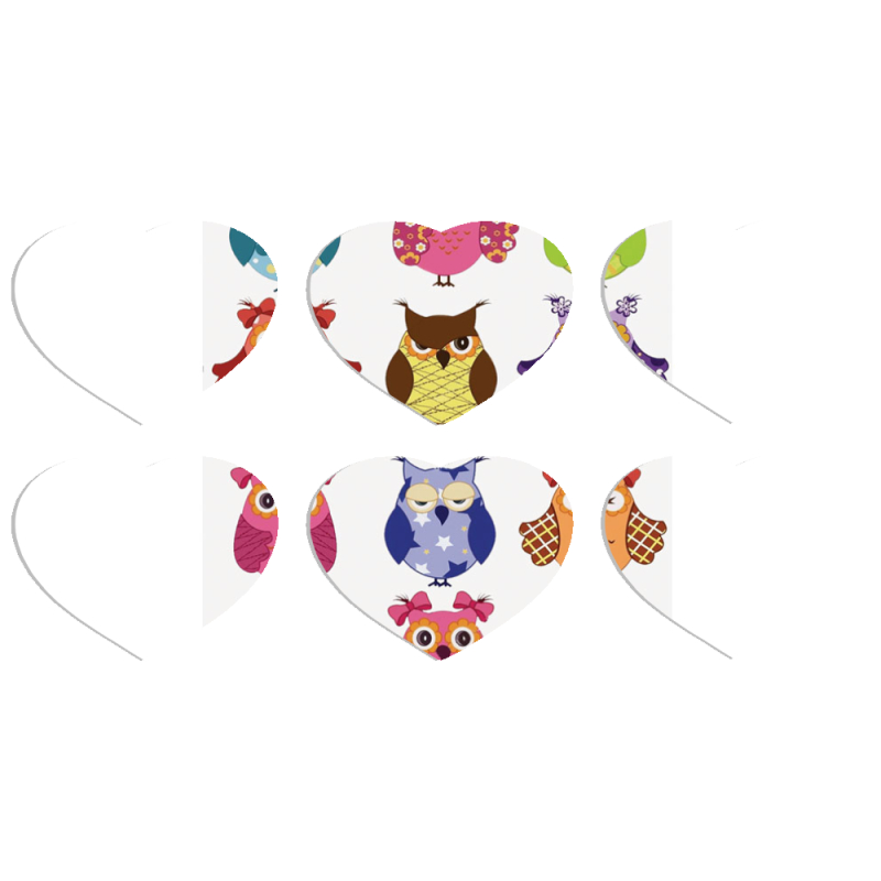 Магнитные фотопазлы Сердце 50 на 50 набор 6 штук 