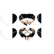 Магнитные фотопазлы Сердце 50 на 50 набор 6 штук 