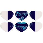 Магнитные фотопазлы Сердце 50 на 50 набор 6 штук 