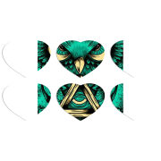 Магнитные фотопазлы Сердце 50 на 50 набор 6 штук Masonic Owl