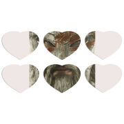 Магнитные фотопазлы Сердце 50 на 50 набор 6 штук 
