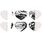 Магнитные фотопазлы Сердце 50 на 50 набор 6 штук 