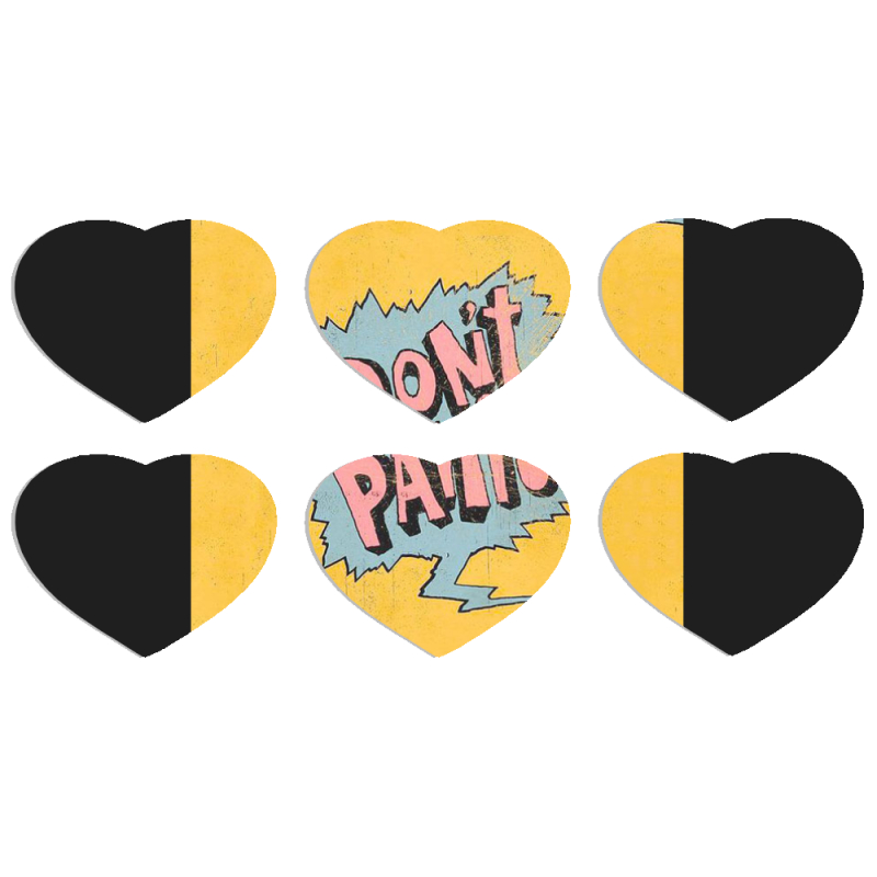 Магнитные фотопазлы Сердце 50 на 50 набор 6 штук 