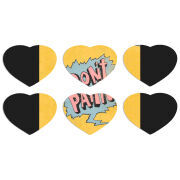 Магнитные фотопазлы Сердце 50 на 50 набор 6 штук 