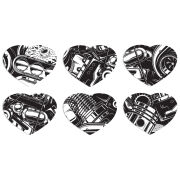 Магнитные фотопазлы Сердце 50 на 50 набор 6 штук 