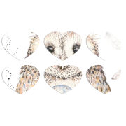 Магнитные фотопазлы Сердце 50 на 50 набор 6 штук 