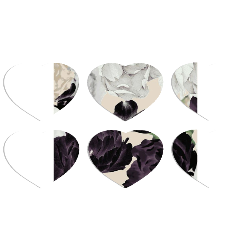 Магнитные фотопазлы Сердце 50 на 50 набор 6 штук 