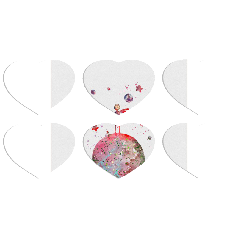 Магнитные фотопазлы Сердце 50 на 50 набор 6 штук 