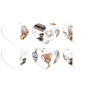 Магнитные фотопазлы Сердце 50 на 50 набор 6 штук 