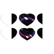 Магнитные фотопазлы Сердце 50 на 50 набор 6 штук 