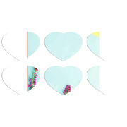 Магнитные фотопазлы Сердце 50 на 50 набор 6 штук 