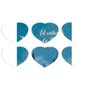 Магнитные фотопазлы Сердце 50 на 50 набор 6 штук 