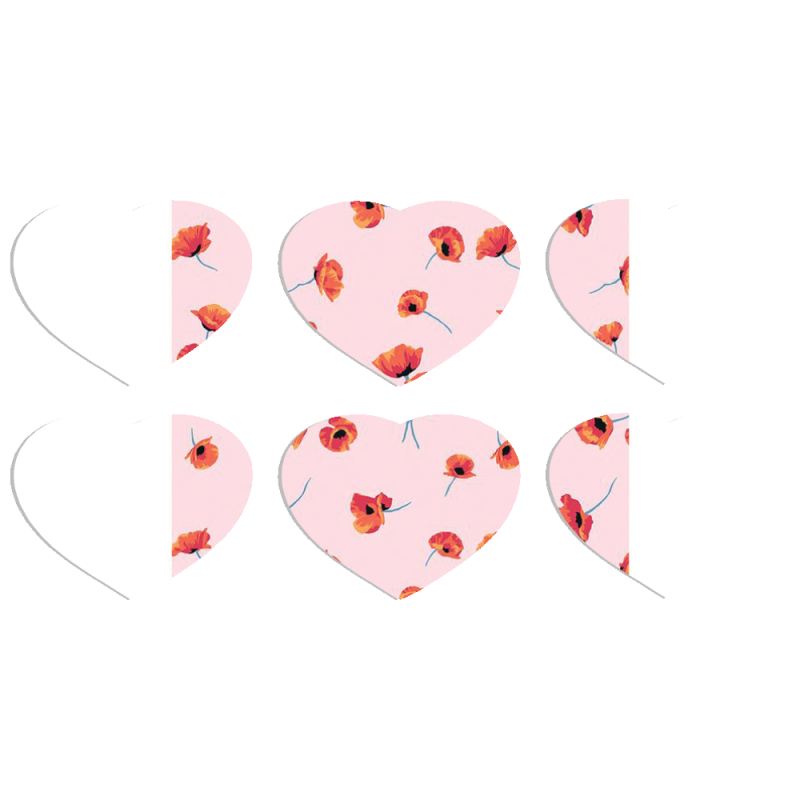 Магнитные фотопазлы Сердце 50 на 50 набор 6 штук 