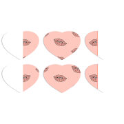 Магнитные фотопазлы Сердце 50 на 50 набор 6 штук 