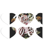 Магнитные фотопазлы Сердце 50 на 50 набор 6 штук 