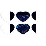Магнитные фотопазлы Сердце 50 на 50 набор 6 штук 