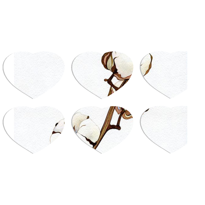 Магнитные фотопазлы Сердце 50 на 50 набор 6 штук 