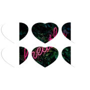 Магнитные фотопазлы Сердце 50 на 50 набор 6 штук 