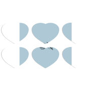 Магнитные фотопазлы Сердце 50 на 50 набор 6 штук 