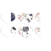 Магнитные фотопазлы Сердце 50 на 50 набор 6 штук 