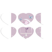 Магнитные фотопазлы Сердце 50 на 50 набор 6 штук 