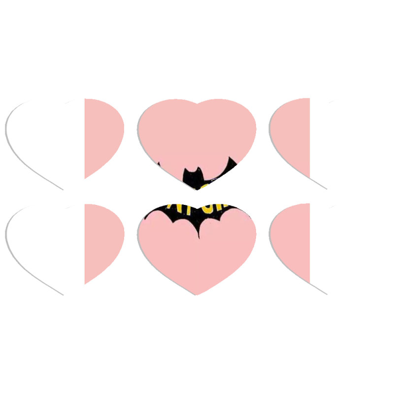 Магнитные фотопазлы Сердце 50 на 50 набор 6 штук 