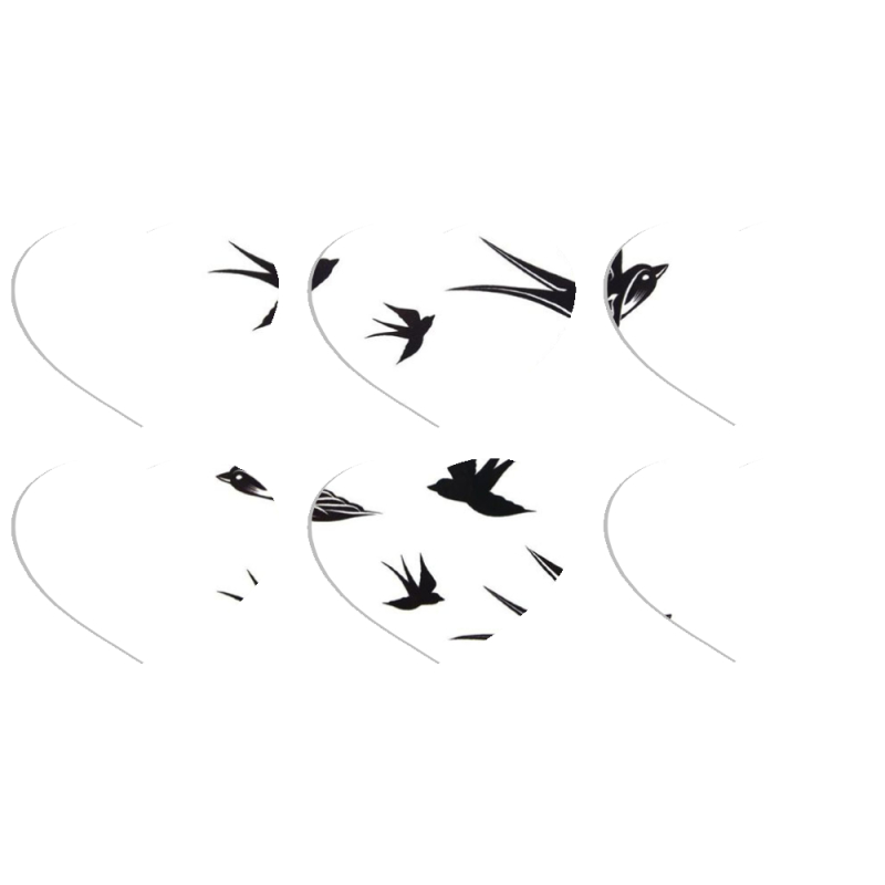 Магнитные фотопазлы Сердце 50 на 50 набор 6 штук 