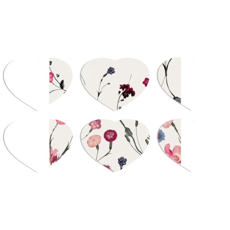 Магнитные фотопазлы Сердце 50 на 50 набор 6 штук 