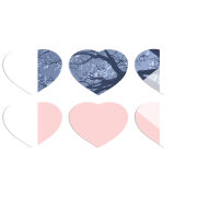 Магнитные фотопазлы Сердце 50 на 50 набор 6 штук 