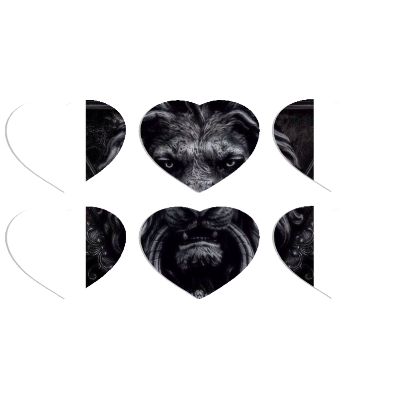 Магнитные фотопазлы Сердце 50 на 50 набор 6 штук 