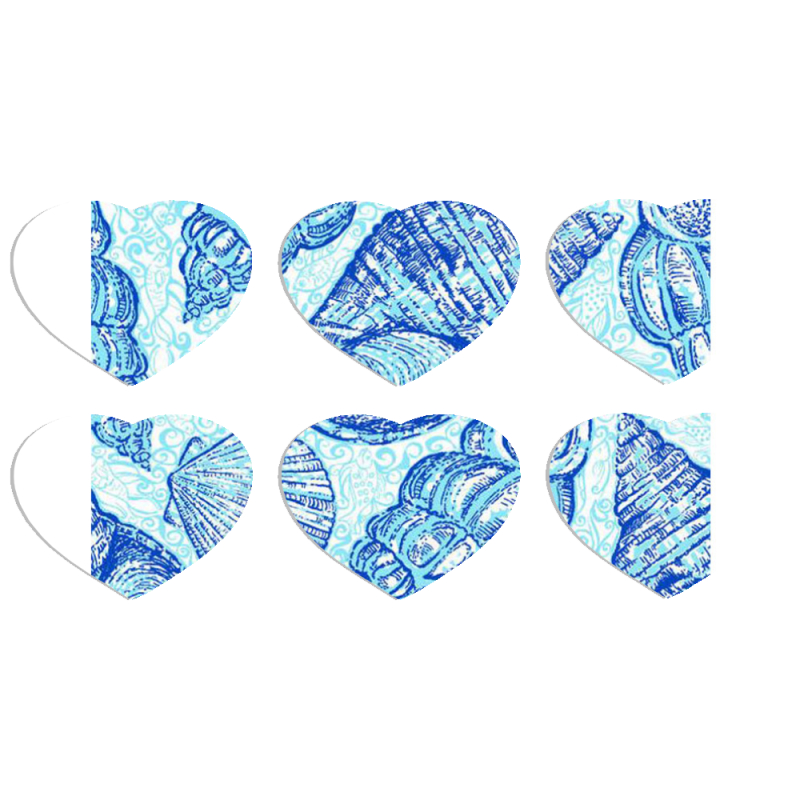 Магнитные фотопазлы Сердце 50 на 50 набор 6 штук 