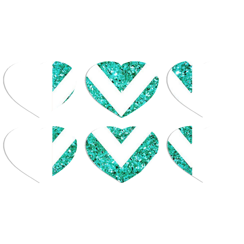 Магнитные фотопазлы Сердце 50 на 50 набор 6 штук 