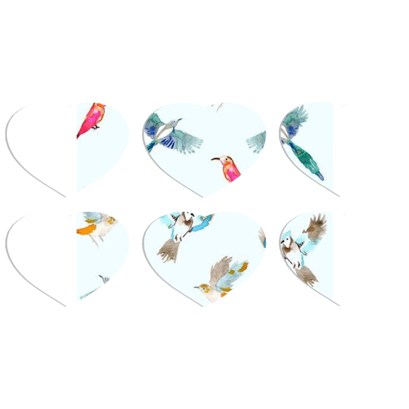 Магнитные фотопазлы Сердце 50 на 50 набор 6 штук 