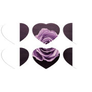 Магнитные фотопазлы Сердце 50 на 50 набор 6 штук 