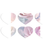 Магнитные фотопазлы Сердце 50 на 50 набор 6 штук 