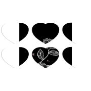 Магнитные фотопазлы Сердце 50 на 50 набор 6 штук 