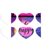 Магнитные фотопазлы Сердце 50 на 50 набор 6 штук 