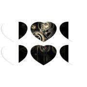 Магнитные фотопазлы Сердце 50 на 50 набор 6 штук 
